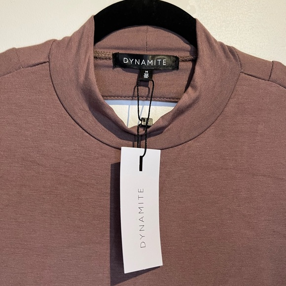 sexy long mauve dress with tie in back - Picture 4 of 4